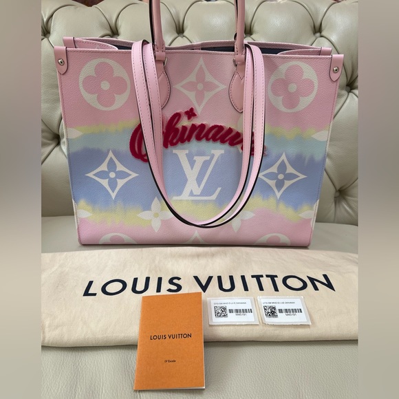 New Louis Vuitton OnTheGo Okinawa Special Edition Tote GM Leather Bag - Picture 2 of 11